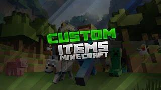 CUSTOM ITEMS IN MINECRAFT?!  - Minecraft Tutorial! (1.9)