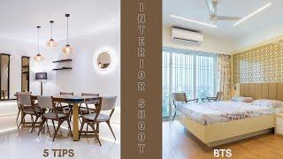 5 Basic Tips for Interior Shoots | BTS and Before/After