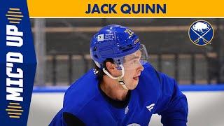 "Wipe The Snow Off, Gibby!" | Jack Quinn Mic'd Up At Buffalo Sabres Practice