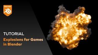 Explosions For Games with Blender