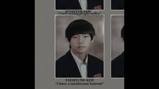 Taehyung yearbook trend(requested by Darkside27) #shorts #edit #yearbook #bts #btstaehyung