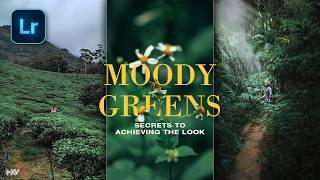 Secrets to Get MOODY GREEN Editing Style on Lightroom App | Android | iPhone