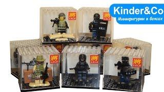 Минифигурки с display box. Обзор minifigures (lego) С.В.А.Т.