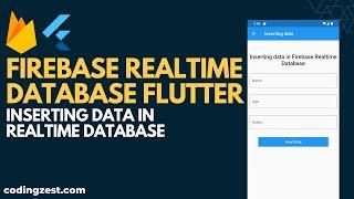 How to Insert Data in Firebase Realtime Database Flutter | Flutter Firebase Database CRUD 2022