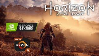 Horizon Zero Dawn - GTX 1060 3GB - Ryzen 5 2600 - Low - Medium - High - Ultra