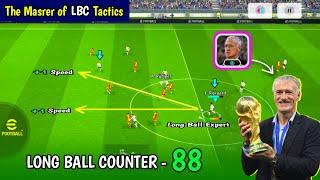 LBC is Back  New Deschamps Manager - Long Ball Counter Tactics in eFootball 24 Mobile • PES EMPIRE