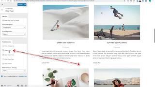 Customize Blog Page in the Bard Free Wordpress Theme