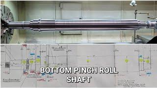 Bottom Pinch Roll Shaft | CNC Lathe