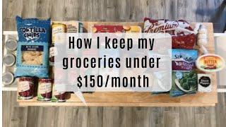 $150 OR LESS GROCERY BUDGET FOR TWO | Budget grocery shopping | 2019