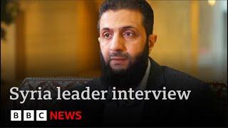 Syria is “not a threat to the world” its new Islamist leader tells BBC | BBC News