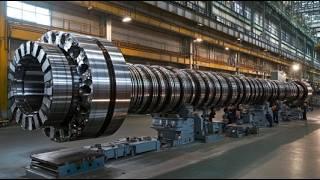 How Large Crankshaft Is Machined By CNC Machine. Production Processes In The Leading Steel Mill