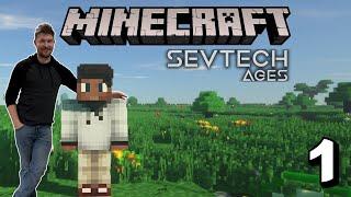 BEST MODPACK EVER?! - MineCraft SevTech: Ages Playthrough - EP1