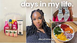 days in my life | new hair, shopping, cooking | living in lagos | life of a stay at home wife