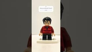 LEGO Minifigure Harry Potter with Red Stripes top #lego #legominifigures #harrypotter