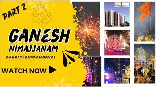 #ganeshnimarjanam2024  #prajaymegapolis #hyderabad #kukatpally #kphp #ganeshutsav #byebyeganesha