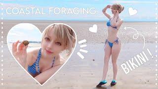  BIKINI  COASTAL FORAGING | Catch, Cook, Eat !