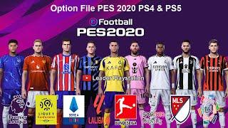 Option File PES 2020 Update 2024 V8 PS4 & PS5