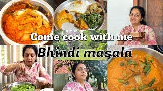 Come cook with me| Bhindi  Masala| Sindhu Krishna