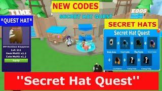 *NEW UPDATE Secret Hat Quest*  SECRET HATS! Bomb Simulator ROBLOX + NEW CODES