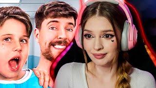 1,000 Глухих Людей Слышат Впервые MrBeast Реакция