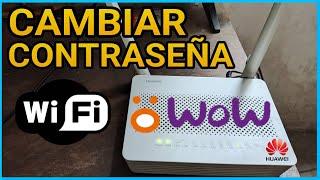 COMO Cambiar la CONTRASEÑA de Wifi de mi Router Huawei (Wow y Claro)