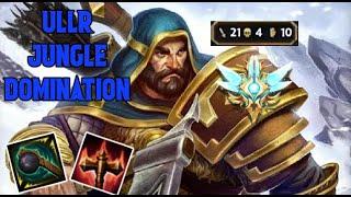 GODLIKE ULLR JUNGLE! Smite Grandmaster ranked conquest