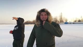 Swimming at -17 degrees // Training "Timber Carry" // Oleksii Novikov