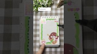 stickers journal | pink green 🩷 #shorts #sticker #journal