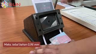 SUN Cutting Pro - Mesin Alat Pemotong Kertas PVC ID Card/Plong ID Card/PVC Card Cutter D-006