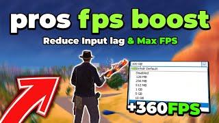 How PROS Boost FPS & Reduce Input Delay in Fortnite Chapter 6  (HUGE FPS BOOST)