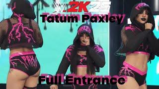 First Look At WWE 2K25 Tatum Paxley