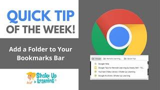 How to Add a Folder to the Chrome Bookmarks Bar