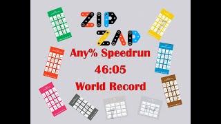 ZipZap Any% Speedrun in 46:05 [World Record]