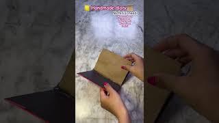 Handmade diary#wastematerialcraft #diyartandcraft #youtubeshort #youtubechannel #artwork #idea