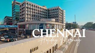 Chennai Holiday Morning | Nungambakkam [4K]