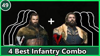 D47-49: 4 Best Infantry Hero Combination || Viking Rise Tips