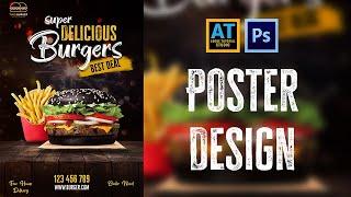 Design Fast Food Poster in Photoshop | Adobe Tutorial