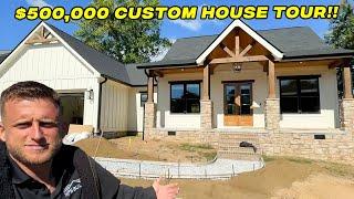 Touring A New Construction $500,000 House!!