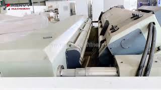 How to operate Hanvy 8ft Spindleless Veneer Peeling and Clipper Machine?