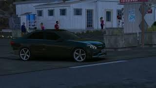 Mercedes Benz E63 AMG W212, California Highway, Assetto Corsa