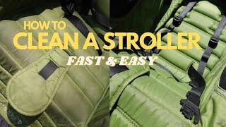 HOW TO CLEAN A STROLLER | NO HARSH CHEMICALS | FAST & EASY