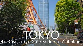 4K Tokyo Drive Gate Bridge to Ropongi and Akihabara / 東京ドライブ ゲートブリッジ→秋葉原