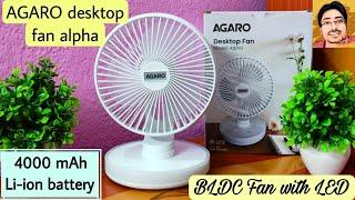 agaro desktop fan alpha unboxing & review