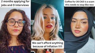 We migrated here for a better life but we can't find a job- TikTok rants on Canadian Inflation