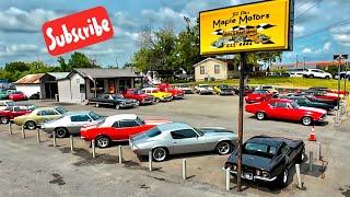 Classic Muscle Cars Maple Motors Inventory Walk 7/22/24 Hotrods For Sale Dealer USA American Rides