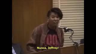 Jeffrey Dahmer - Irmã de vitima dando depoimento.