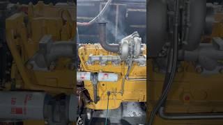 the live testing of the Weichai WD10 bulldozer engine, showcasing its power and performance.#engine