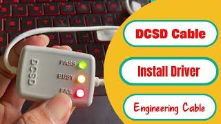 #DCSDCable  How to Download & Install DCSD Driver on Windows 10/11 | DCSD Uart Driver Install