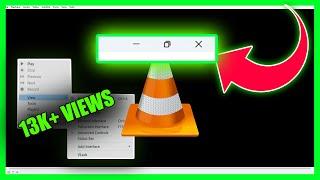 Fix VLC player minimize button missing with One Click