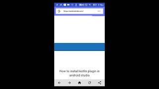 Android WebView Browser example - Android Studio